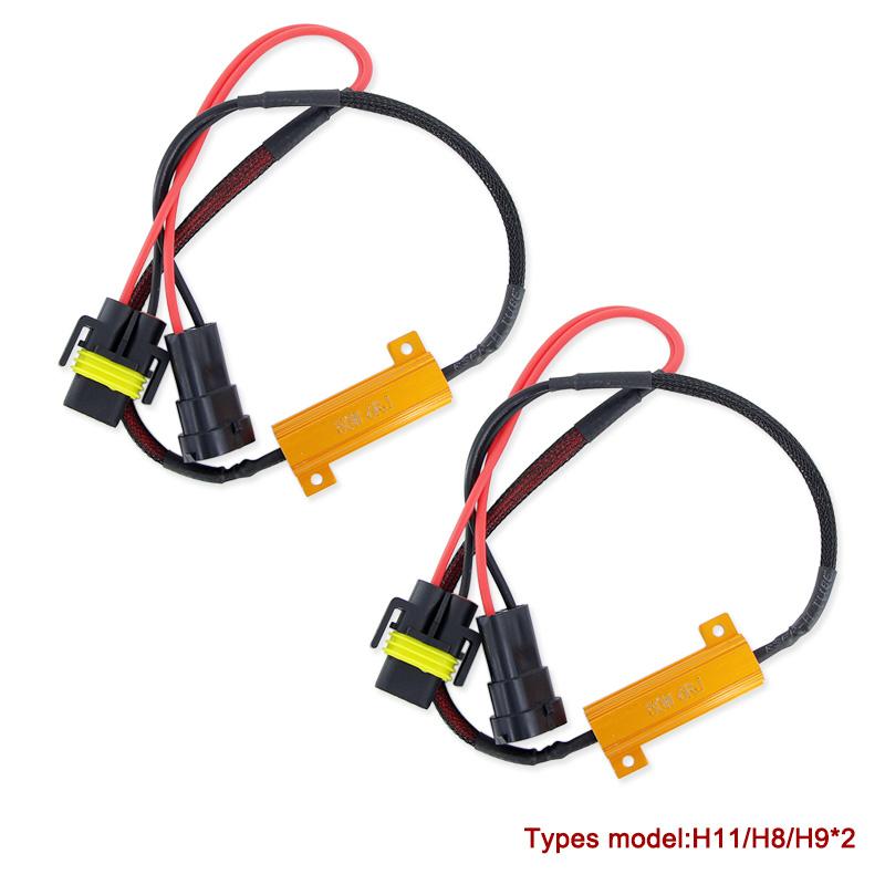 Caubus Resistor H11 H8 H9 9005 HB3 9006 HB4 H4 HB2 9003 H7 LED Fog Headlights Lights Load Error Free No Flickering Decoder 12V
Caubus Resistor H11 H8 H9 9005 HB3 9006 HB4 H4 HB2 9003 H7 LED Fog Headlights Lights Load Error Free No Flickering Decoder 12V