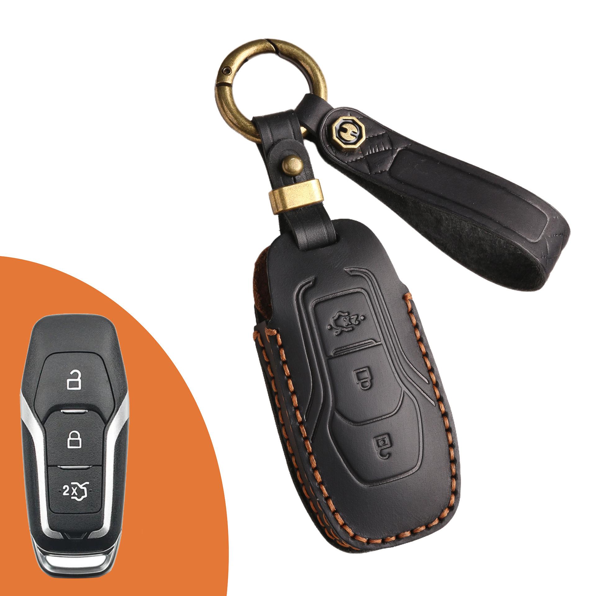 Suitable For Ford Key Set Forrest Mondeo Edge Mustang Explorer Leather Protective Case Buckle
Suitable For Ford Key Set Forrest Mondeo Edge Mustang Explorer Leather Protective Case Buckle