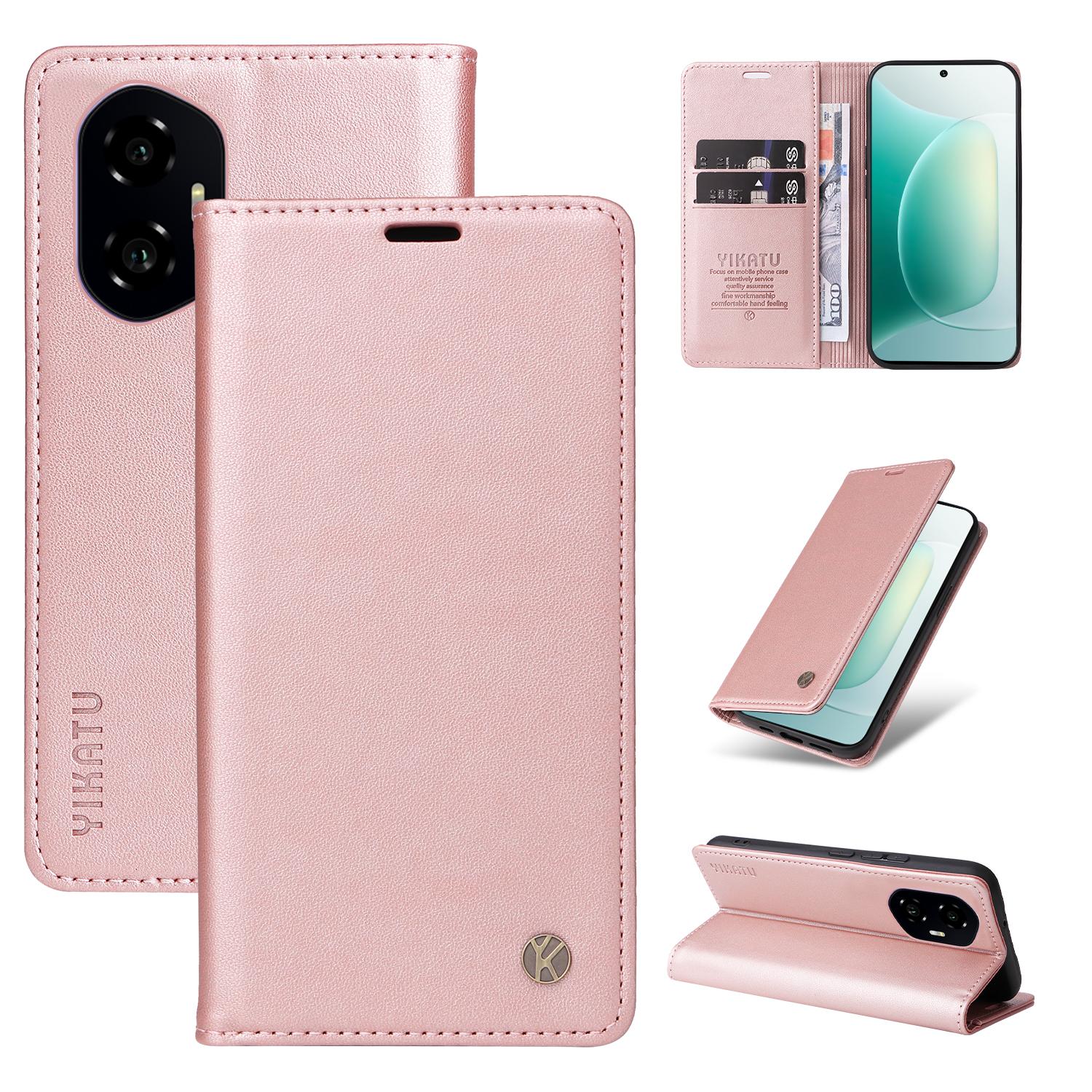 For Honor 300 Phone Cases YIKATU Magnetic Closure PU Leather Mobile Cover - Light Purple E
For Honor 300 Phone Cases YIKATU Magnetic Closure PU Leather Mobile Cover - Light Purple E