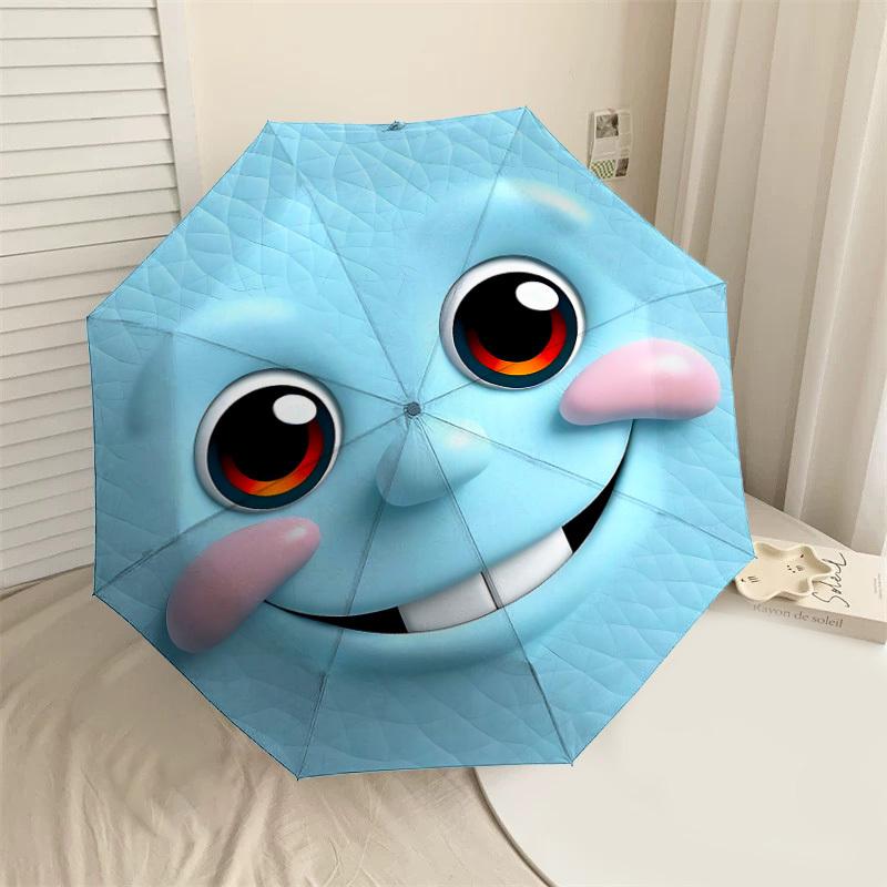 1PC blue face Umbrella-8-Rib Reinforced, Automatic Open, Lightweight & Durable, Cute Fashion Accessory for Outdoor-F2661
1PC blue face Umbrella-8-Rib Reinforced, Automatic Open, Lightweight & Durable, Cute Fashion Accessory for Outdoor-F2661