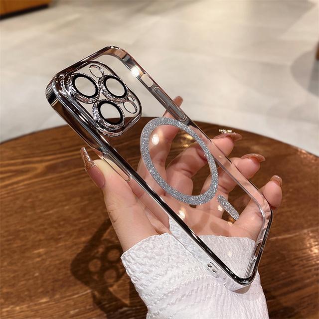 Для Iphone 14 Блестящий защитный чехол для линз с беспроводной зарядкой для Iphone 14 Pro Max 12 13 Pro Max Прозрачный мягкий чехол For iPhone 13
Для Iphone 14 Блестящий защитный чехол для линз с беспроводной зарядкой для Iphone 14 Pro Max 12 13 Pro Max Прозрачный мягкий чехол For iPhone 13