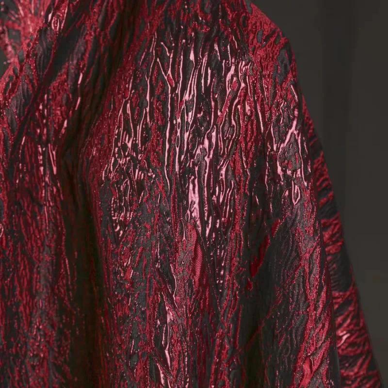 100x140 см креативный ретро-прожилки волнообразный позолоченный цветочный трехмерный флэш-тяжелая текстура силуэт дизайн одежды ткань
100x140 см креативный ретро-прожилки волнообразный позолоченный цветочный трехмерный флэш-тяжелая текстура силуэт дизайн одежды ткань