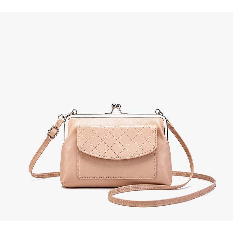 Женская сумка через плечо с замком Kiss Lock, маленькая сумка с отделением для карт и магнитной пряжкой спереди, повседневная сумка через плечо розовый
Женская сумка через плечо с замком Kiss Lock, маленькая сумка с отделением для карт и магнитной пряжкой спереди, повседневная сумка через плечо розовый