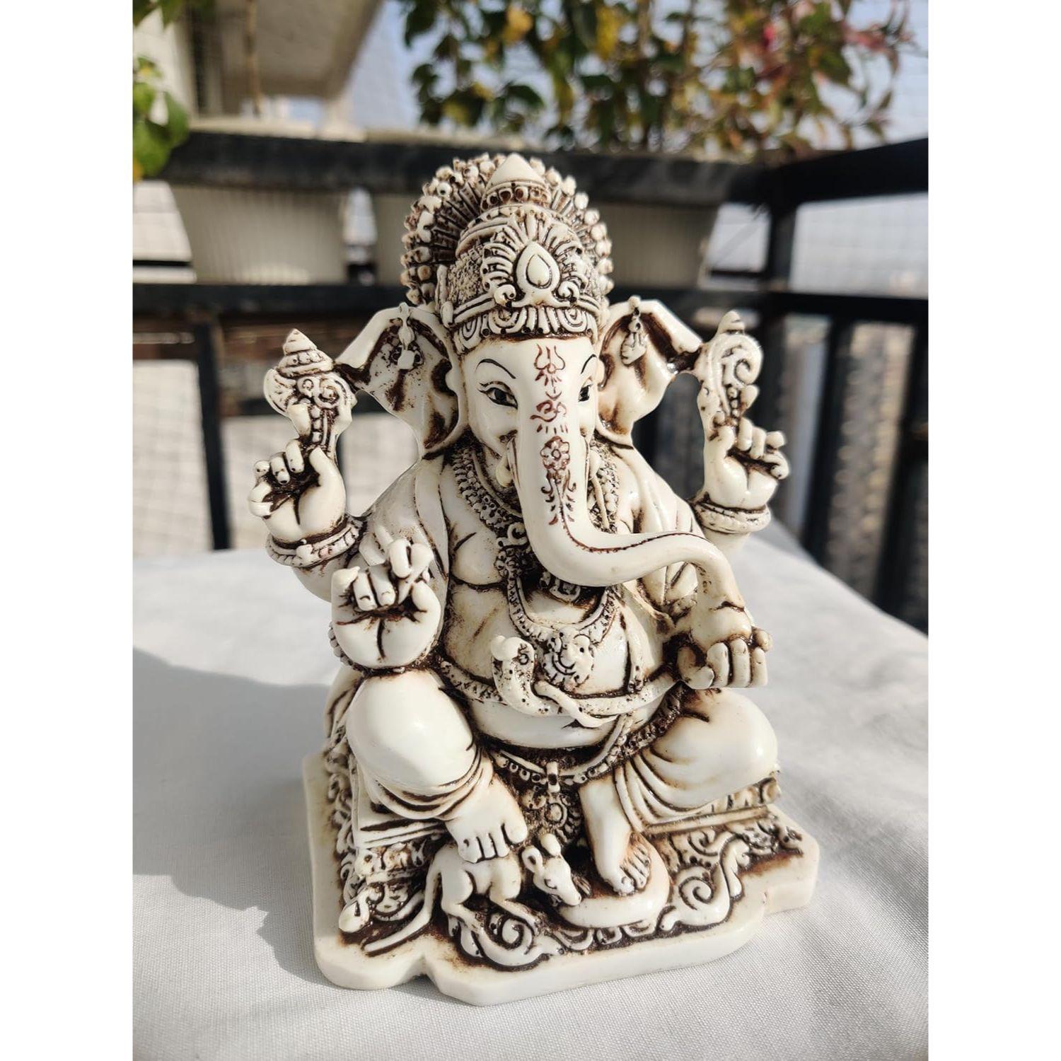Marble Dust Ganesh Idol | Vinayaka Statue | Ganpati Murti | Ganesha Idol for Home Decor | Showpieces | Gift Items for Diwali
Marble Dust Ganesh Idol | Vinayaka Statue | Ganpati Murti | Ganesha Idol for Home Decor | Showpieces | Gift Items for Diwali