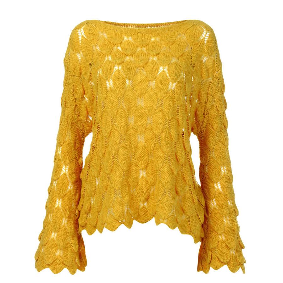 Autumn Loose Bell Sleeve Cardigan Sweater Women Hollow Chenille Knit XXL жовтий
Autumn Loose Bell Sleeve Cardigan Sweater Women Hollow Chenille Knit XXL жовтий