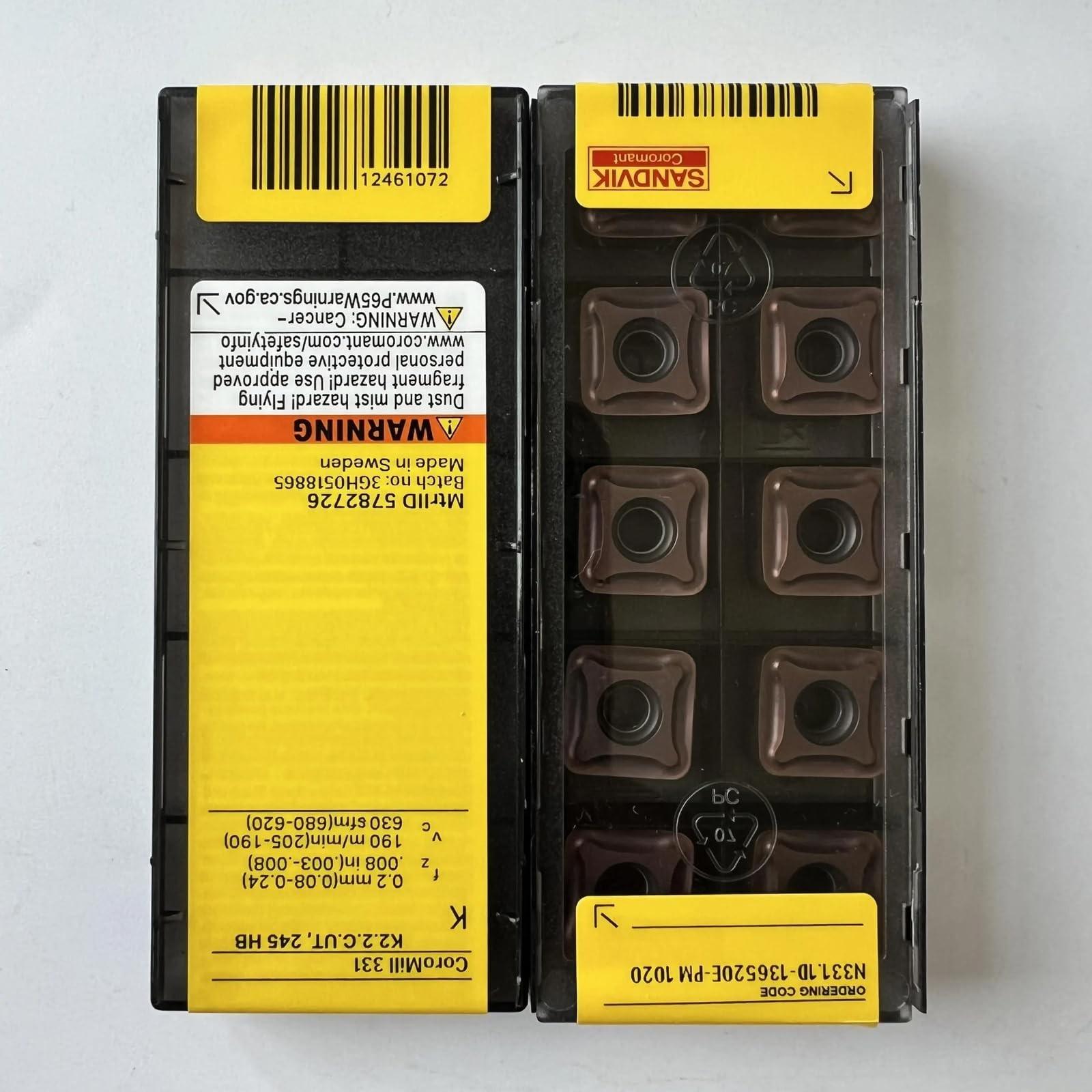 Original Sandvik / N331.1D-136520E-PM 1020 /CNC CARBIDE tool blade 10 Pcs
Original Sandvik / N331.1D-136520E-PM 1020 /CNC CARBIDE tool blade 10 Pcs