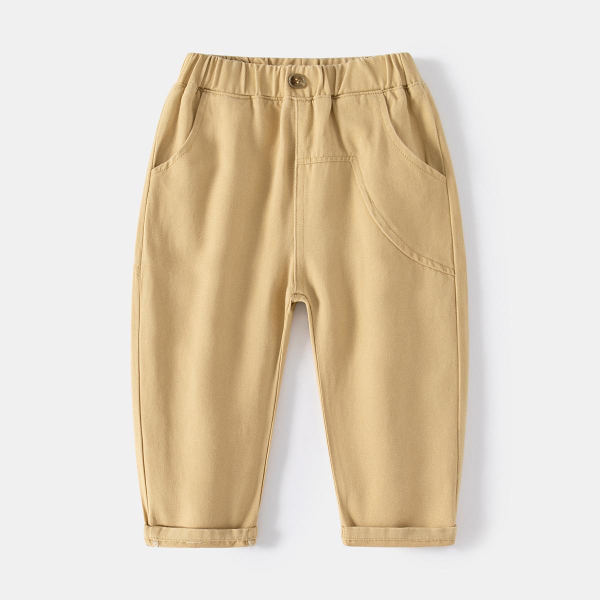 Multi-color spring new boys casual pants, mid-waist cordless rubber band casual pants, soft cotton casual pants 130cm
Multi-color spring new boys casual pants, mid-waist cordless rubber band casual pants, soft cotton casual pants 130cm