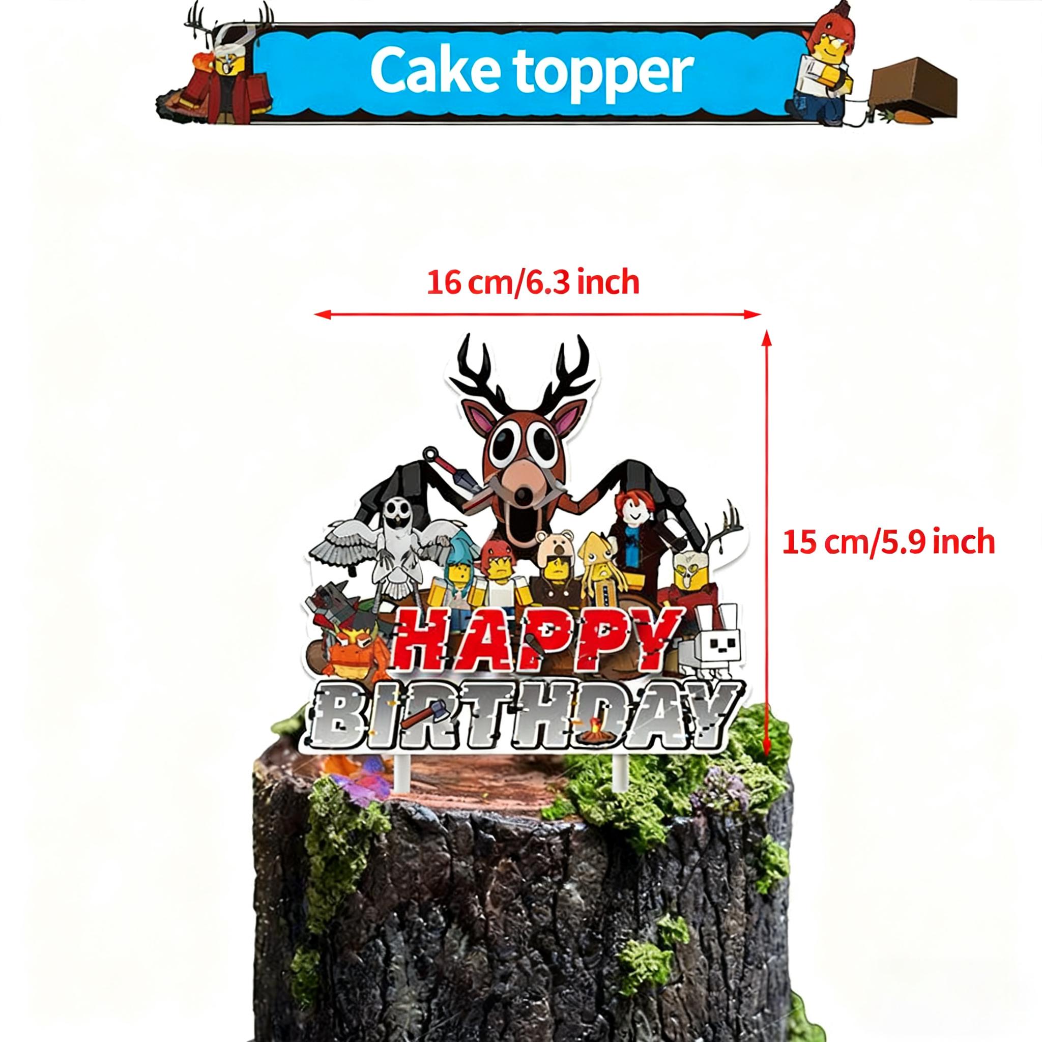 Roblox Nights The Forest Birthday Party Balloons Baby Shower Supplie Gift 99 in theme banner cake topper for kids Round Sensory Durable Bouncy Elastic
Roblox Nights The Forest Birthday Party Balloons Baby Shower Supplie Gift 99 in theme banner cake topper for kids Round Sensory Durable Bouncy Elastic