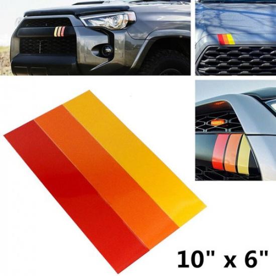 For Toyota/Lexus Tri-Color Stripe Decal Sticker For Car Bumper/Windows/Dashboard
For Toyota/Lexus Tri-Color Stripe Decal Sticker For Car Bumper/Windows/Dashboard