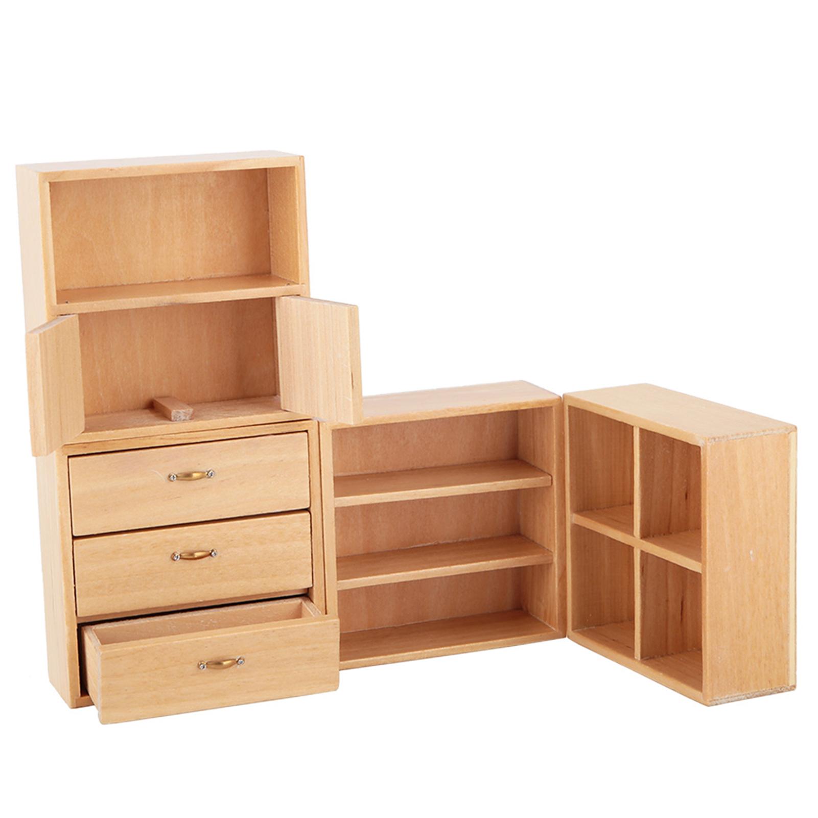 1:12 Wood Cabinet Furniture Living Room Bedroom Cabinet Unit for (White)
1:12 Wood Cabinet Furniture Living Room Bedroom Cabinet Unit for (White)