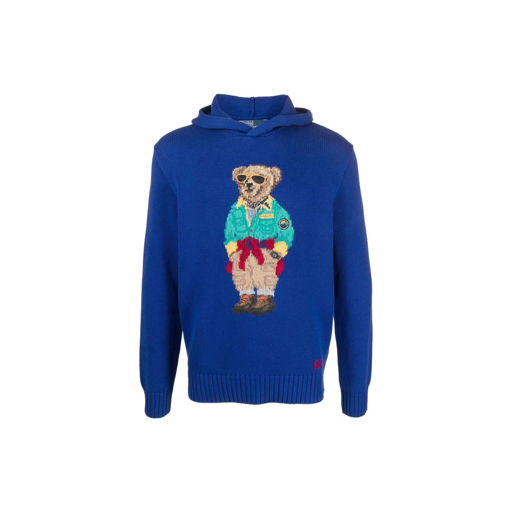 Polo Ralph Lauren SS23 Bear Jacquard Hoodie Men Sweaters Blue 710890568-001 XXL
Polo Ralph Lauren SS23 Bear Jacquard Hoodie Men Sweaters Blue 710890568-001 XXL
