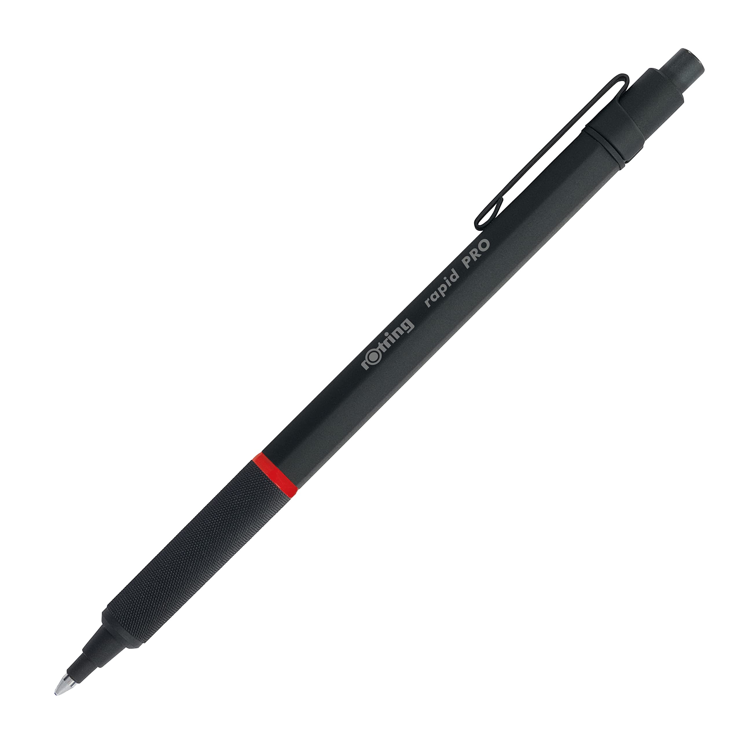 rOtring Rapid Pro Retractable Ballpoint Technical Drawing Pen, Medium Point, Blue Ink, Black Full-Metal Body
rOtring Rapid Pro Retractable Ballpoint Technical Drawing Pen, Medium Point, Blue Ink, Black Full-Metal Body