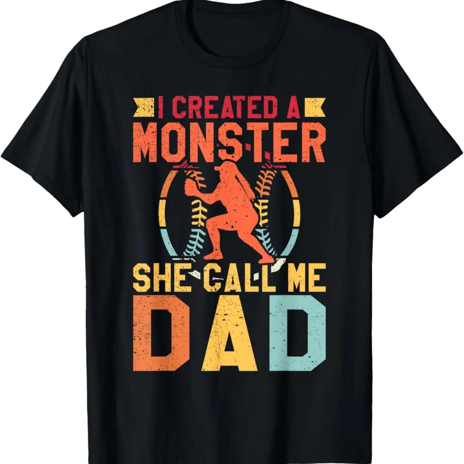 I Created A Monster She Call Me Dad Softball Baseball Lover T-Shirt XXXXXL чёрный
I Created A Monster She Call Me Dad Softball Baseball Lover T-Shirt XXXXXL чёрный