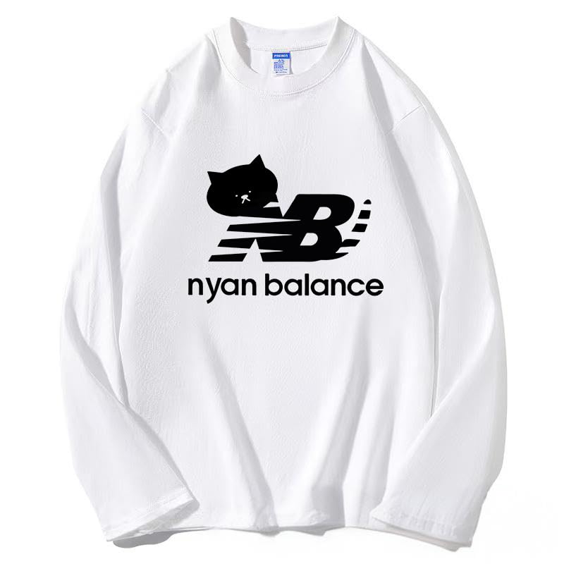 Nyan Balance Long Sleeve Parody Long Brand Long Sleeve Cat Clothes Cold Protection Funny Long Sleeve L T-Shirt Autumn/Winter T-Shirt
Nyan Balance Long Sleeve Parody Long Brand Long Sleeve Cat Clothes Cold Protection Funny Long Sleeve L T-Shirt Autumn/Winter T-Shirt