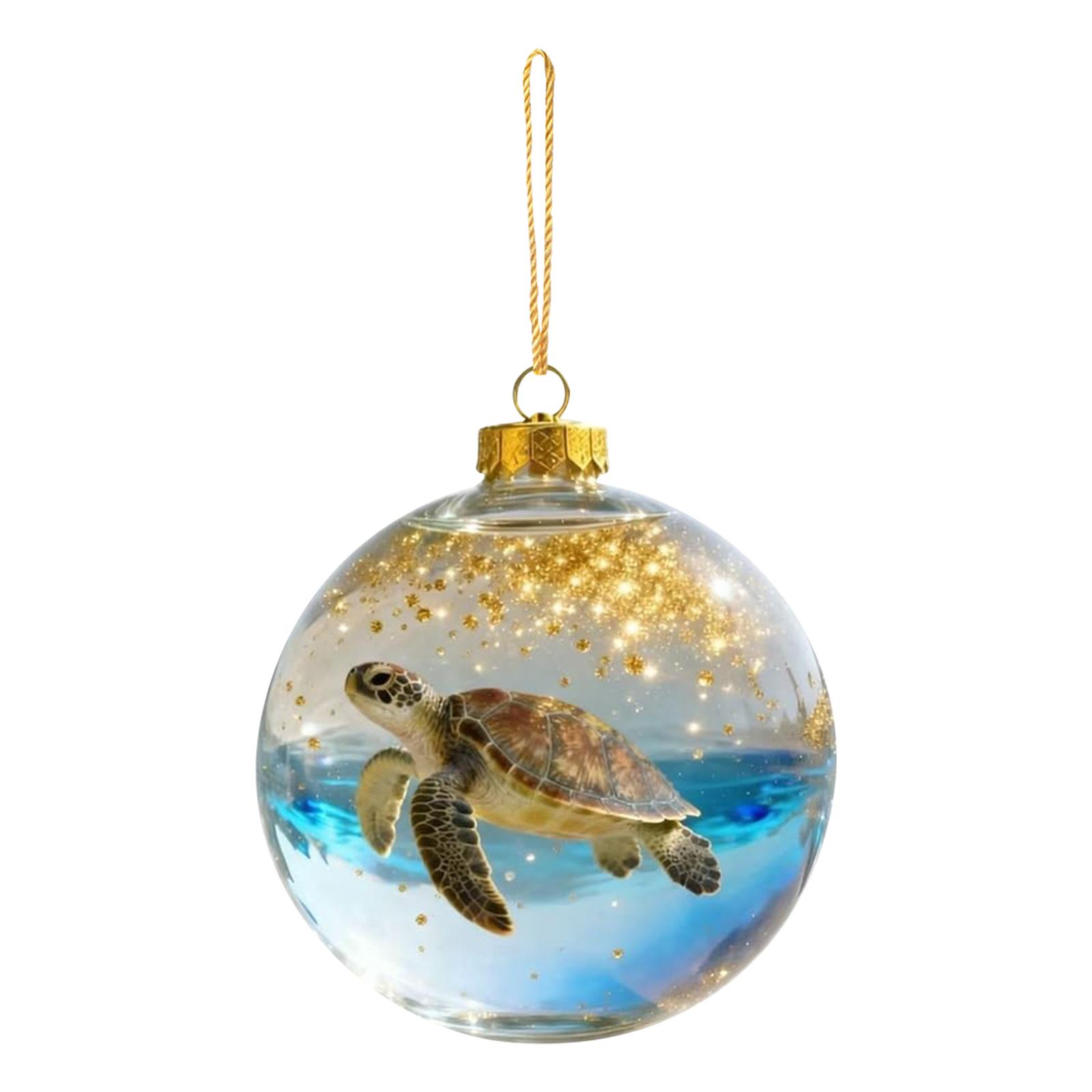 Игривая животная акриловая рождественская шаровая декорация, Украшение серии Animal Wonder, Жизнь Рождественский декоративный шар Зимний праздник (Морская черепаха) One Size
Игривая животная акриловая рождественская шаровая декорация, Украшение серии Animal Wonder, Жизнь Рождественский декоративный шар Зимний праздник (Морская черепаха) One Size