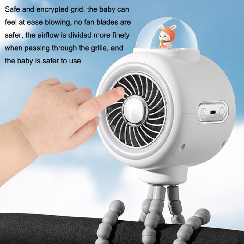 Cute Rabbit Silent Stroller Fan Flexible Tripod Clip-on Cooling Fan Handheld Air Cooler for Indoor Outdoor (No Rotating) Pink
Cute Rabbit Silent Stroller Fan Flexible Tripod Clip-on Cooling Fan Handheld Air Cooler for Indoor Outdoor (No Rotating) Pink