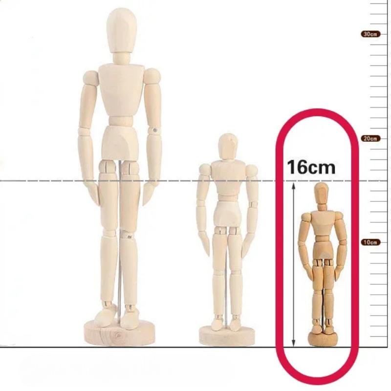 Wooden Hand Figurines Rotatable Joint Hand Model Drawing Sketch Mannequin Miniatures Office Home Desktop Room Decoration 16cm
Wooden Hand Figurines Rotatable Joint Hand Model Drawing Sketch Mannequin Miniatures Office Home Desktop Room Decoration 16cm