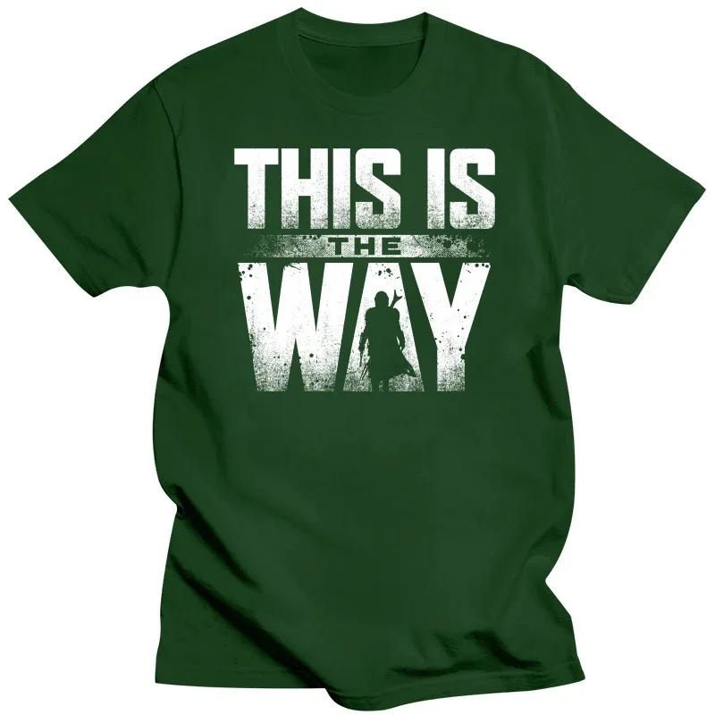 Cotton Men This is the Way Text T Shirts Holiday Tops Tees New Arrival Outdoor Luxury Camiseta S
Cotton Men This is the Way Text T Shirts Holiday Tops Tees New Arrival Outdoor Luxury Camiseta S