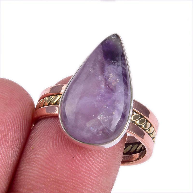 Natural Tiffany Stone Gemstone Two Tone 925 Sterling Silver Gift Ring S.10 h4w53
Natural Tiffany Stone Gemstone Two Tone 925 Sterling Silver Gift Ring S.10 h4w53