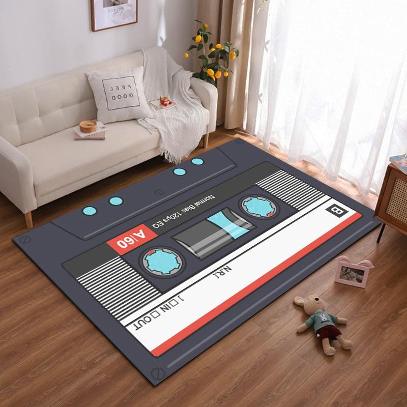 Retro Cassette Tape Design Carpet for Living Room or Bedroom Decor Suitable for use as an anti-slip for living room bedroom sofas 40x60cm( 15x23in )
Retro Cassette Tape Design Carpet for Living Room or Bedroom Decor Suitable for use as an anti-slip for living room bedroom sofas 40x60cm( 15x23in )