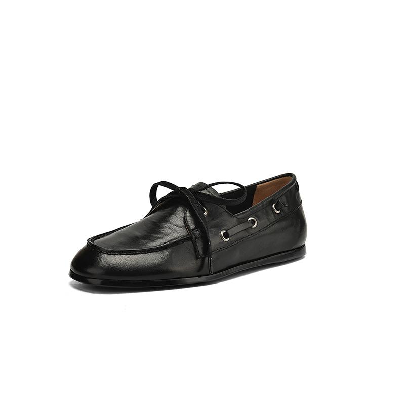 Модная женская обувь из коровьей кожи с круглым носком, повседневные лоферы, женская обувь без каблука, новинка 2025, весенне-осенние мюли, простая женская обувь 37 чёрный
Модная женская обувь из коровьей кожи с круглым носком, повседневные лоферы, женская обувь без каблука, новинка 2025, весенне-осенние мюли, простая женская обувь 37 чёрный