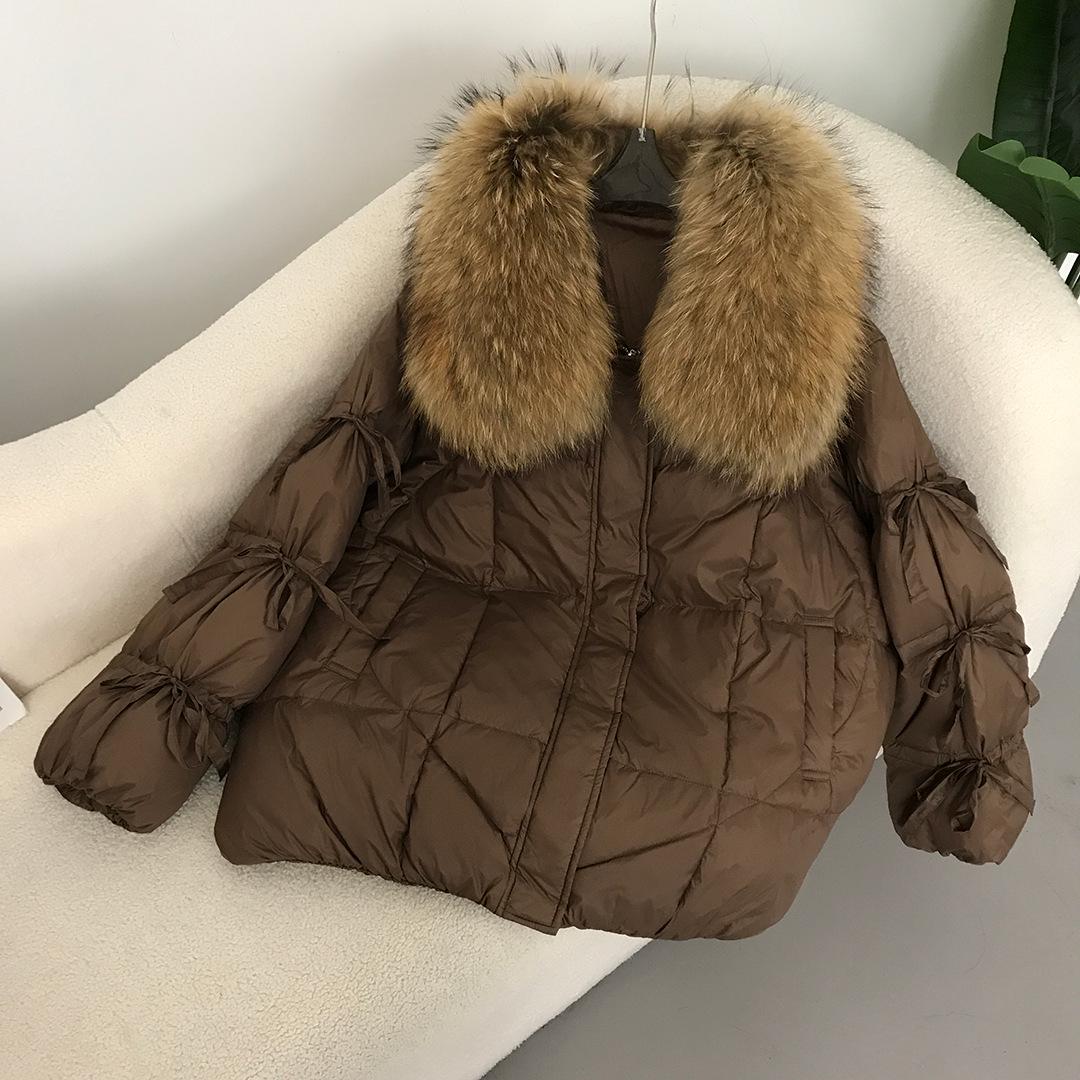 2024 Женская куртка-пуховик с большим воротником из лисьего меха и бантом - зима/осень Medium
2024 Женская куртка-пуховик с большим воротником из лисьего меха и бантом - зима/осень Medium