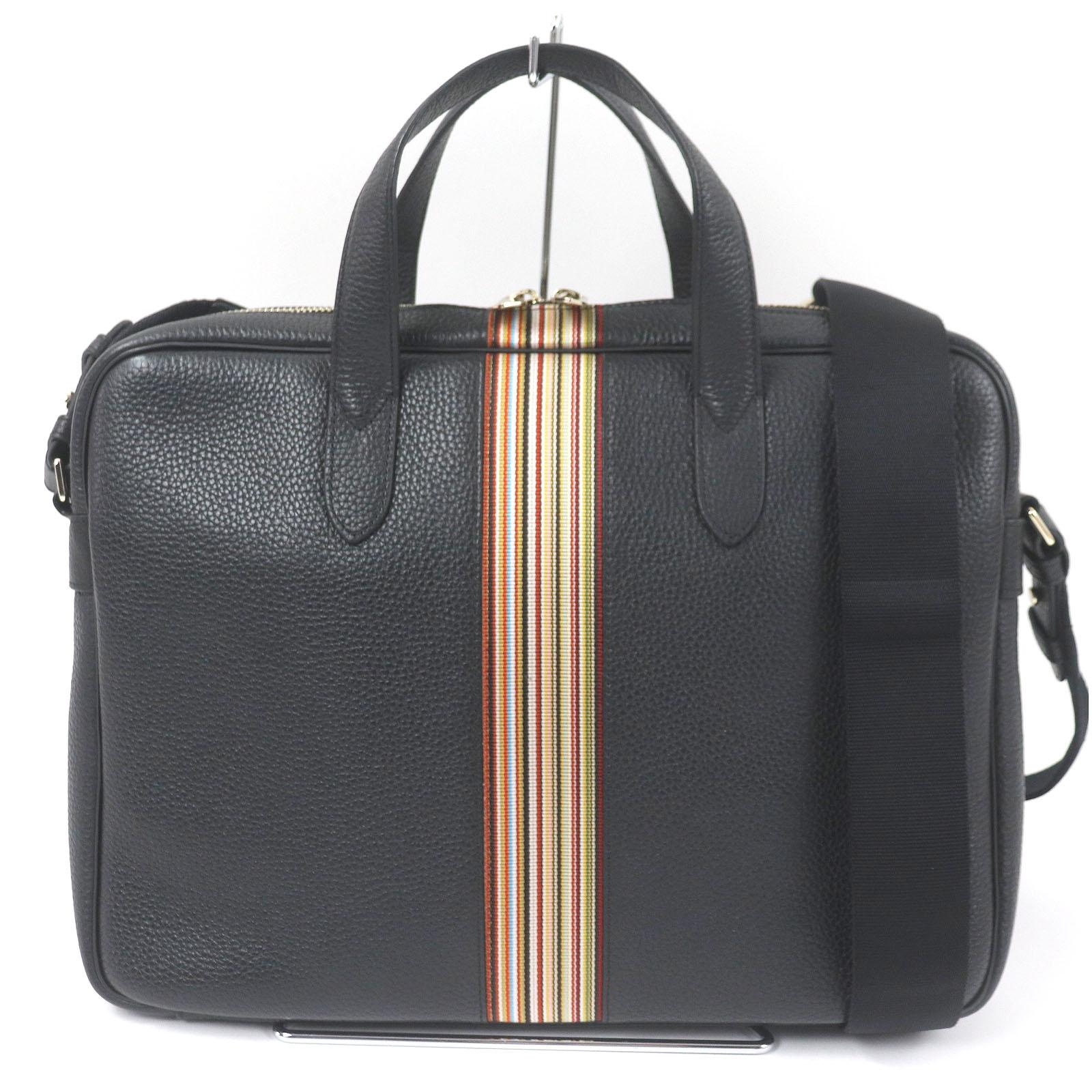Pristine Paul Smith Briefcase PORTFOLIO Multi-stripe 2WAY black leather mens Used
Pristine Paul Smith Briefcase PORTFOLIO Multi-stripe 2WAY black leather mens Used