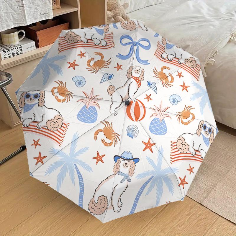 1pc Beach Dogs Automatic Folding Umbrella Durable Iron Frame, Iron Umbrella Structure Suitable for All Seasons yy260203116
1pc Beach Dogs Automatic Folding Umbrella Durable Iron Frame, Iron Umbrella Structure Suitable for All Seasons yy260203116