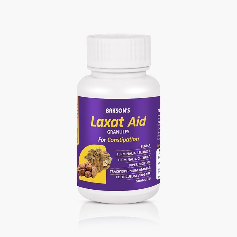 Dr. Bakshi s Bakson s Laxat Aid Granules 90g X Pack of 2 for Gentle Digestive Support and Constipation Relief
Dr. Bakshi s Bakson s Laxat Aid Granules 90g X Pack of 2 for Gentle Digestive Support and Constipation Relief