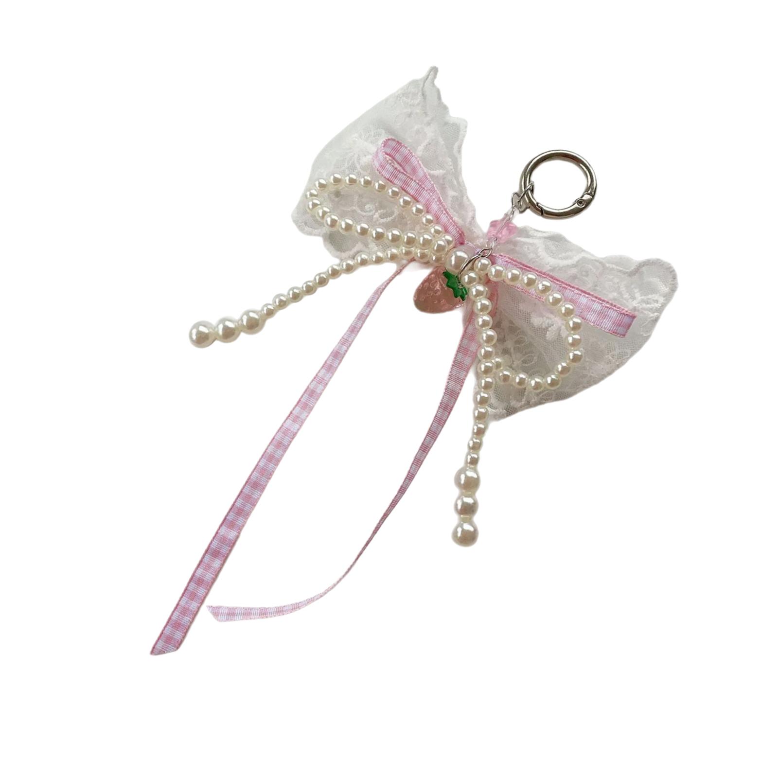 Fashionable Bowknot Key Ornament Delicate Ribbon Keychain Pendant Hanging Pendant for Adding a Touch of Elegances рожевий
Fashionable Bowknot Key Ornament Delicate Ribbon Keychain Pendant Hanging Pendant for Adding a Touch of Elegances рожевий