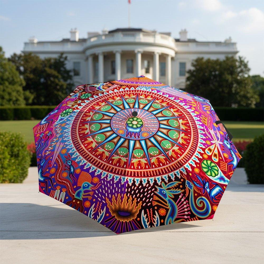 Automatic Folding Umbrella with Mandala Design - Colorful Animal & Geometric Patterns, Portable Collapsible 8-Rib Durable Cano (as the picture,iron&8K)
Automatic Folding Umbrella with Mandala Design - Colorful Animal & Geometric Patterns, Portable Collapsible 8-Rib Durable Cano (as the picture,iron&8K)