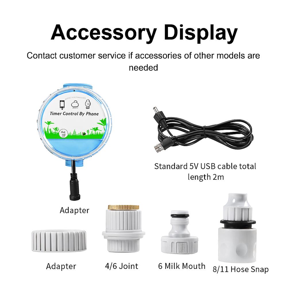 Умный WiFi контроллер таймера полива - Автоматическая система капельного полива с дистанционным управлением через приложение IP67 Водонепроницаемый для сада/растений
Умный WiFi контроллер таймера полива - Автоматическая система капельного полива с дистанционным управлением через приложение IP67 Водонепроницаемый для сада/растений