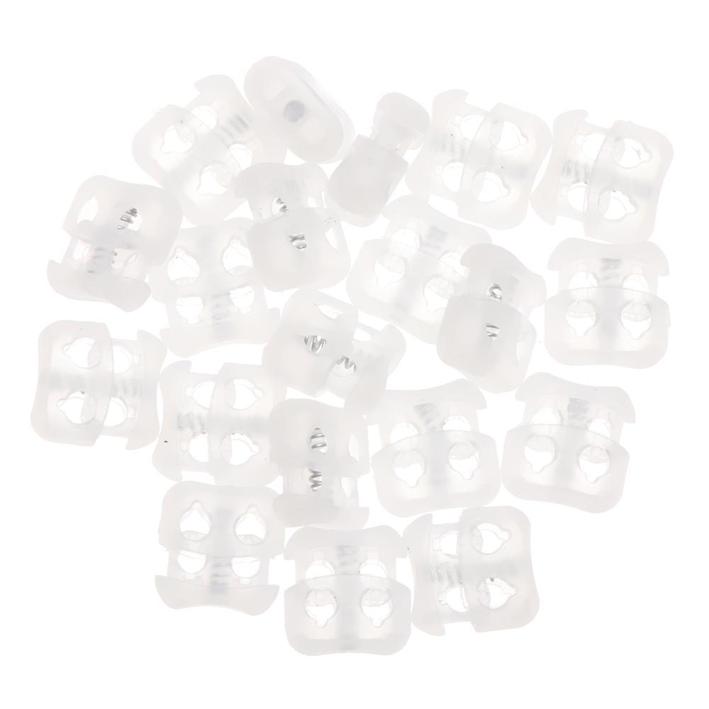 20pcs High Quality Double Hole Multi-colors Stopper Cord Lock Apparel Shoelace Buckle Sportswear Accessories Bean Toggle Clip
20pcs High Quality Double Hole Multi-colors Stopper Cord Lock Apparel Shoelace Buckle Sportswear Accessories Bean Toggle Clip