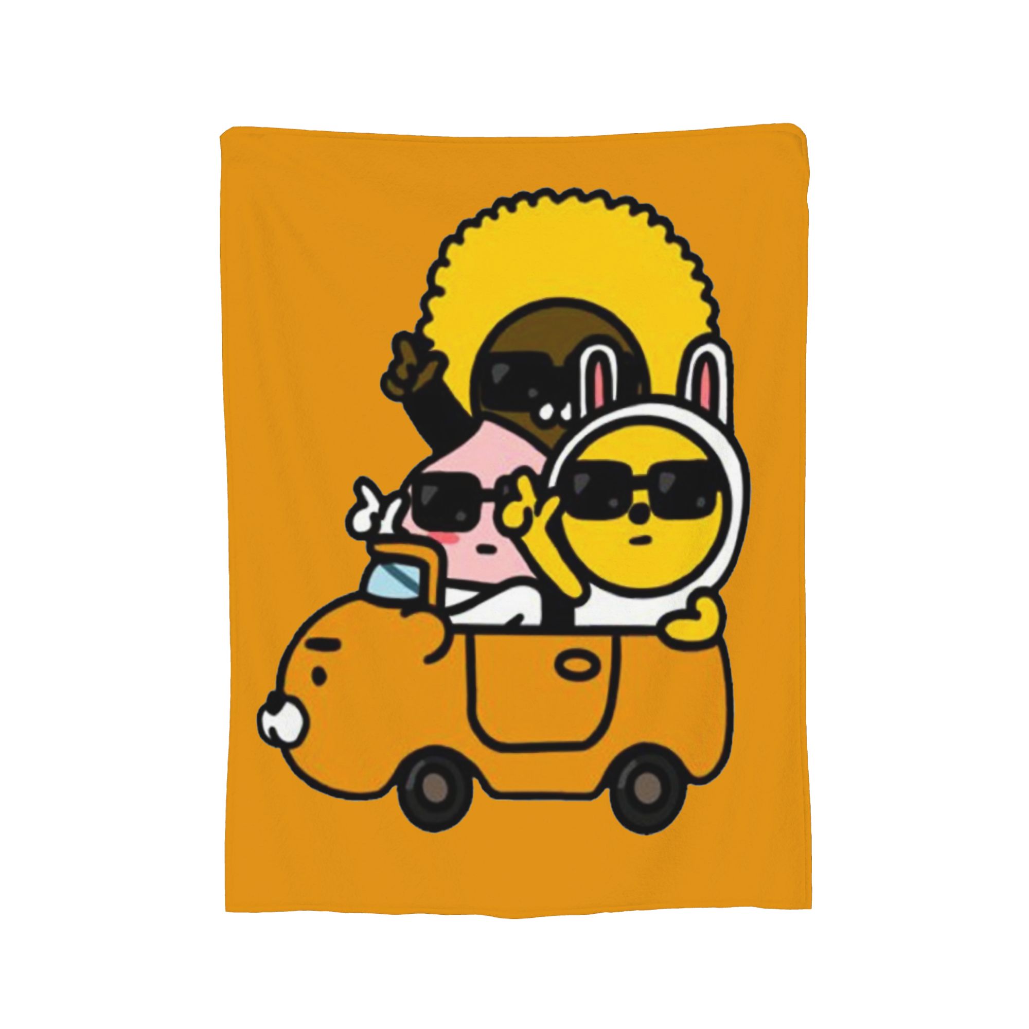 K-Kakaos F-Friends Crew Flannel Throw Blanket Blanket for Sofa Car Lightweight Bedding Throws, 75x90cm
K-Kakaos F-Friends Crew Flannel Throw Blanket Blanket for Sofa Car Lightweight Bedding Throws, 75x90cm