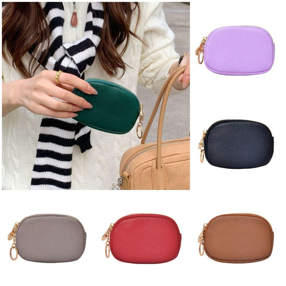 Korean Style Leather Key Case Mini Bag Pendant Accessories Earphone Storage Bag Streetwear хакі 
Korean Style Leather Key Case Mini Bag Pendant Accessories Earphone Storage Bag Streetwear хакі