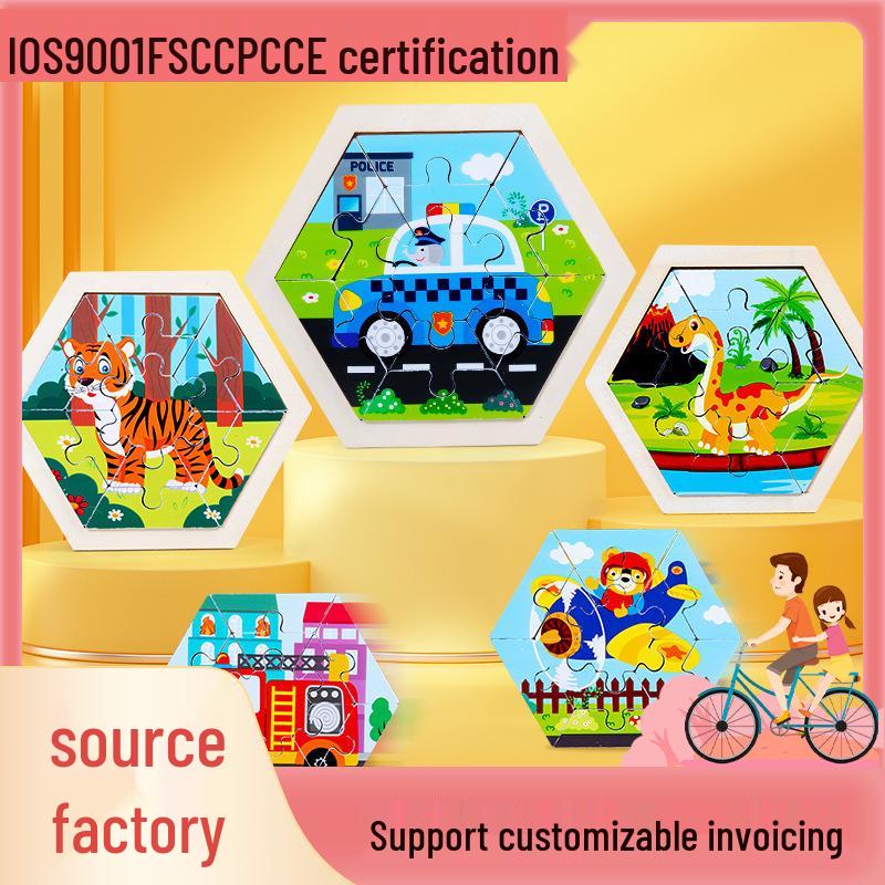 Montessori Educational Puzzle Blocks for Toddlers (1-2.5 Years) - Cartoon Design for Boys and Girls
Montessori Educational Puzzle Blocks for Toddlers (1-2.5 Years) - Cartoon Design for Boys and Girls
