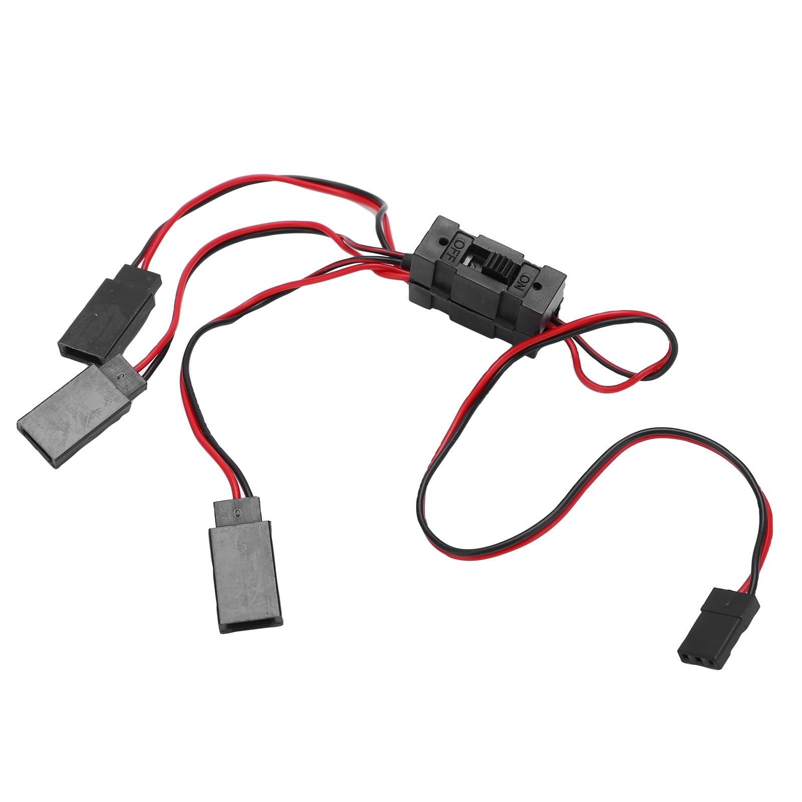 JR to JST Y Splitter Harness Parallel Wire 1 for 3 Y Cable with Switch for Remote Control Cars
JR to JST Y Splitter Harness Parallel Wire 1 for 3 Y Cable with Switch for Remote Control Cars
