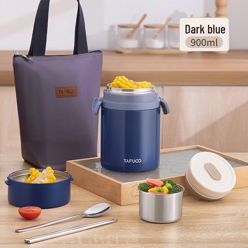 TAFUCO 316 Stainless Steel Insulated Lunch Box & Stew Cup
TAFUCO 316 Stainless Steel Insulated Lunch Box & Stew Cup