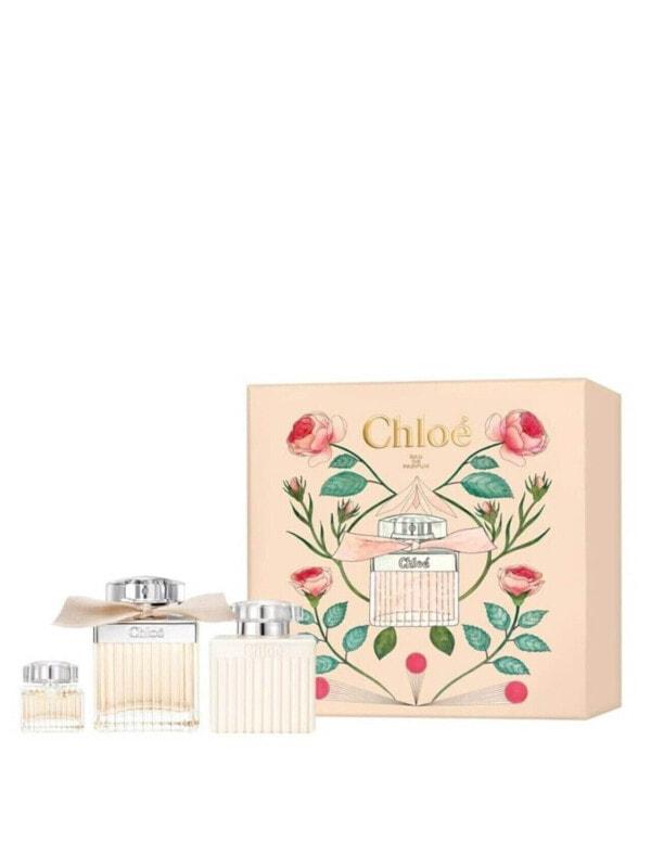 CHLOE Набор Chloe Eau de Parfum: Парфюмерная вода + Лосьон для тела + Минитаюра парфюмерной воды 75 мл + 100 мл + 5 мл
CHLOE Набор Chloe Eau de Parfum: Парфюмерная вода + Лосьон для тела + Минитаюра парфюмерной воды 75 мл + 100 мл + 5 мл
