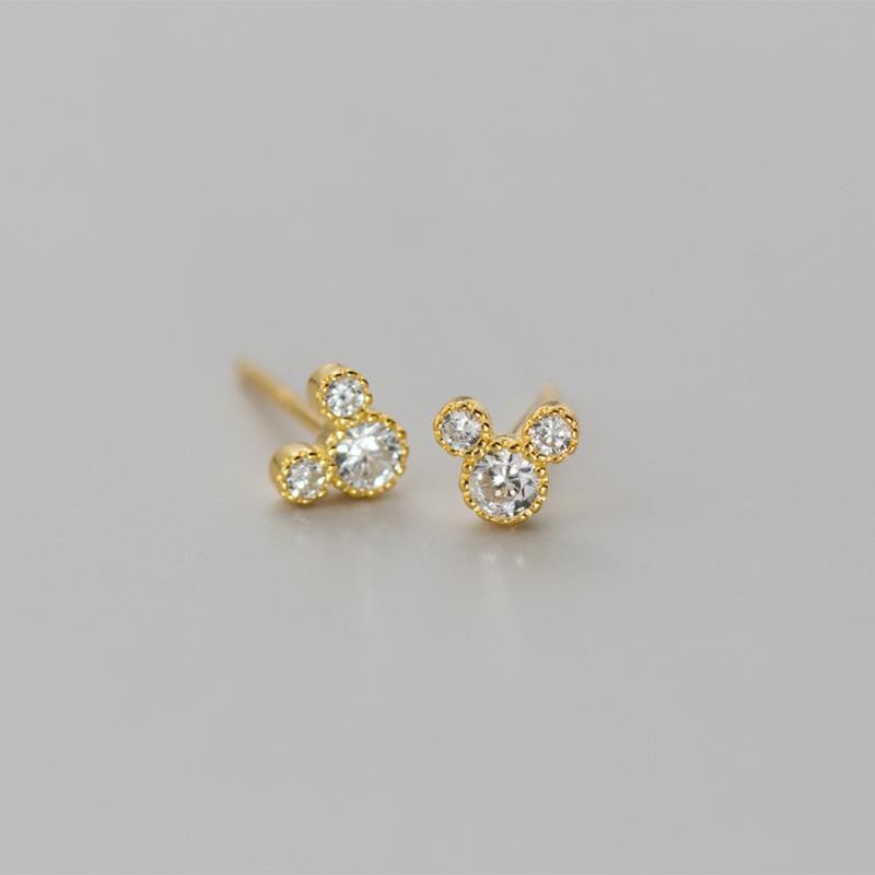 WANTME 925 Silver Fashion Cute Cartoon Mouse Screw Bead Stud Earrings for Women Simple Chic Girl Party Jewelry Gifts
WANTME 925 Silver Fashion Cute Cartoon Mouse Screw Bead Stud Earrings for Women Simple Chic Girl Party Jewelry Gifts