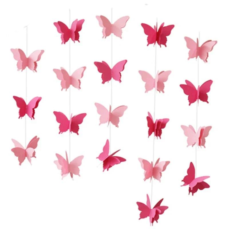 2M 3D Paper Butterfly Garland Hanging Wedding Fairy Birthday Party Decoration Butterflies DIY Banner Baby Shower Suppie
2M 3D Paper Butterfly Garland Hanging Wedding Fairy Birthday Party Decoration Butterflies DIY Banner Baby Shower Suppie