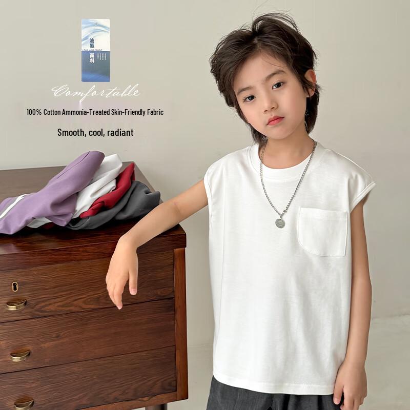 Boys Pure Cotton Summer Sleeveless Vest T-Shirt 130
Boys Pure Cotton Summer Sleeveless Vest T-Shirt 130