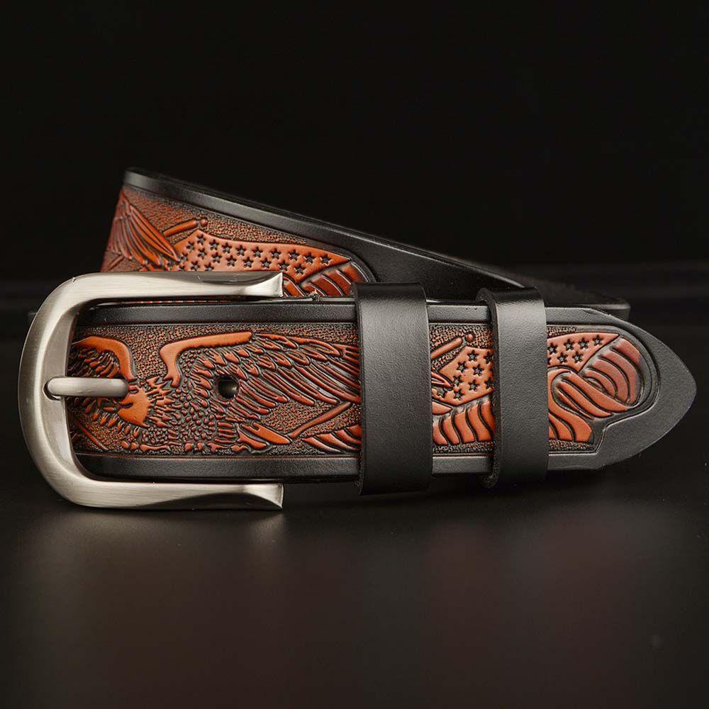 Business Style Male Jeans Belts Genuine Leather Belts Buckle Waistband Men Belts Men Waist Strap dark yellow-125cm
Business Style Male Jeans Belts Genuine Leather Belts Buckle Waistband Men Belts Men Waist Strap dark yellow-125cm
