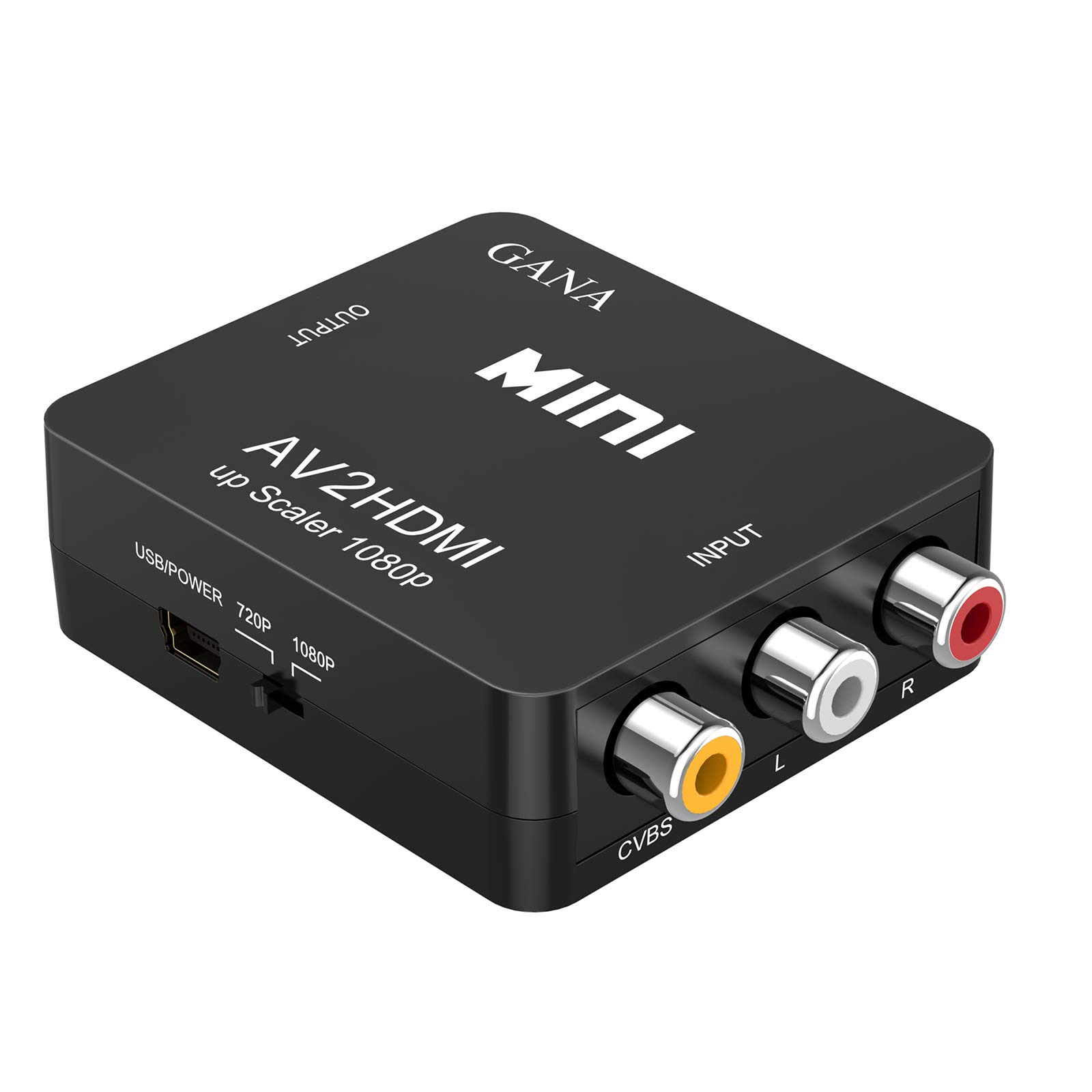 Преобразователь RCA в HDMI Преобразователь GANA AV в HDMI Кабель USB AV2HDMI в комплекте Передача звука Переключение на HDMI Преобразователь 1080/720P (композитный
Преобразователь RCA в HDMI Преобразователь GANA AV в HDMI Кабель USB AV2HDMI в комплекте Передача звука Переключение на HDMI Преобразователь 1080/720P (композитный