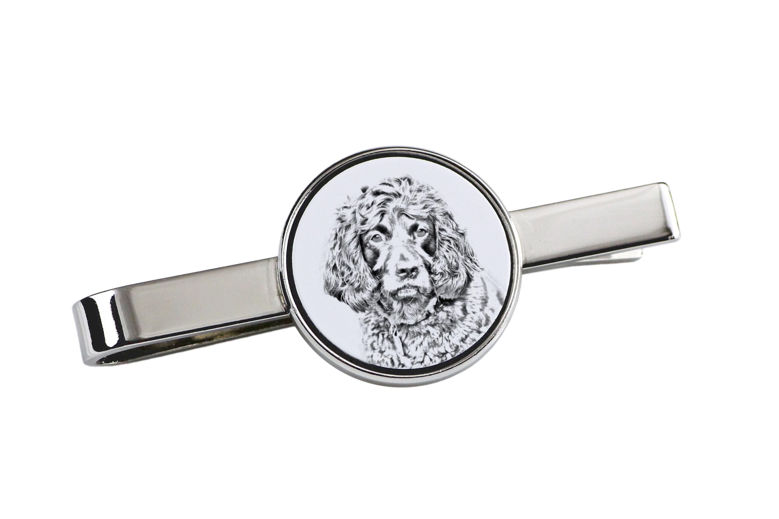 Boykin Spaniel, Swamp Poodle - tie clip with a dog, personalized tie clip, a unique gift for a man from the Art-Dog brand срібний
Boykin Spaniel, Swamp Poodle - tie clip with a dog, personalized tie clip, a unique gift for a man from the Art-Dog brand срібний