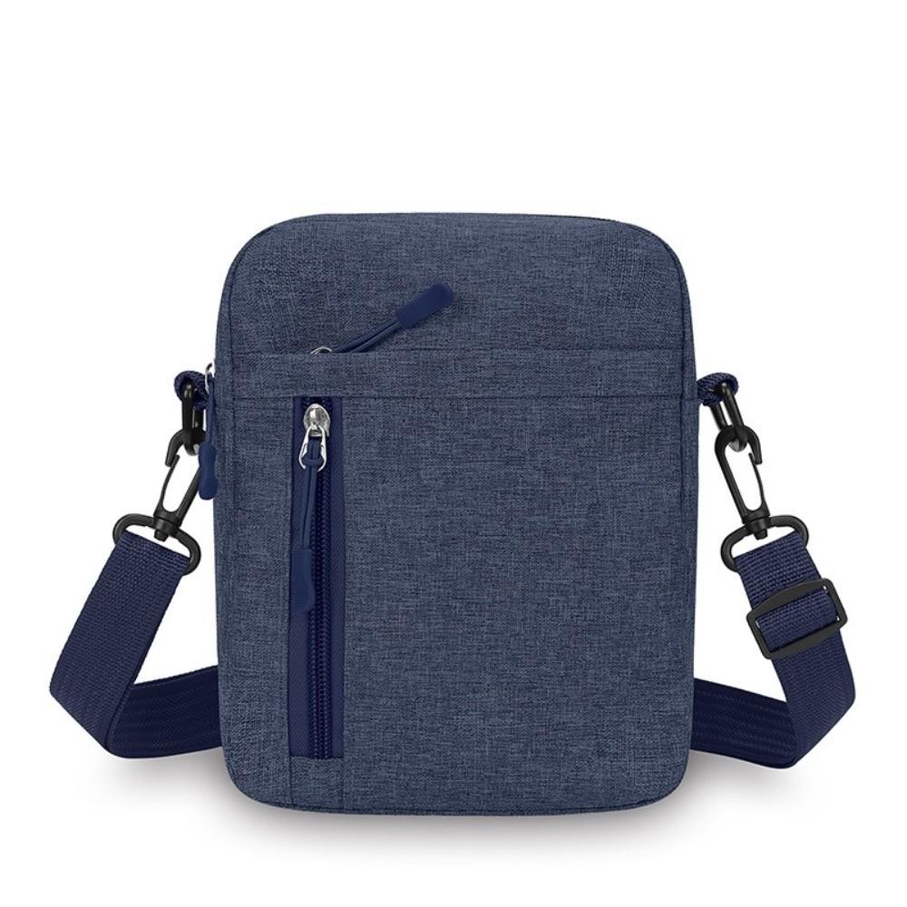 Fashion Nylon Men Shoulder Bag Multi-pocket Lightweight Crossbody Bag with Zipper Solid Color Travel Phone Bag
Fashion Nylon Men Shoulder Bag Multi-pocket Lightweight Crossbody Bag with Zipper Solid Color Travel Phone Bag