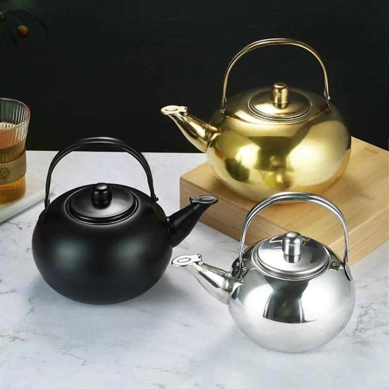 Stainless Steel Teapot Thickened Large-capacity Kettle Boil Tea Make Tea Restaurant Hotel Home Camping Kettle
Stainless Steel Teapot Thickened Large-capacity Kettle Boil Tea Make Tea Restaurant Hotel Home Camping Kettle