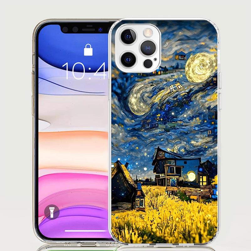 Starry Night Van Gogh Art Case Phone Cover for iphone 17 Air 16 15 14 13 Mini 12 11 Pro Max 16E 7 Plus 8 + SE 2020 Trend Funda 1 iPhone 16 Pro Max
Starry Night Van Gogh Art Case Phone Cover for iphone 17 Air 16 15 14 13 Mini 12 11 Pro Max 16E 7 Plus 8 + SE 2020 Trend Funda 1 iPhone 16 Pro Max