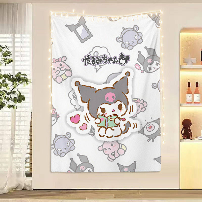 Kuromi Sanrio Cute Cartoon Tapestry Vertical Wall Hanging for Girls Bedroom Dorm Aesthetic Decor 74x94cm(29x37in)
Kuromi Sanrio Cute Cartoon Tapestry Vertical Wall Hanging for Girls Bedroom Dorm Aesthetic Decor 74x94cm(29x37in)