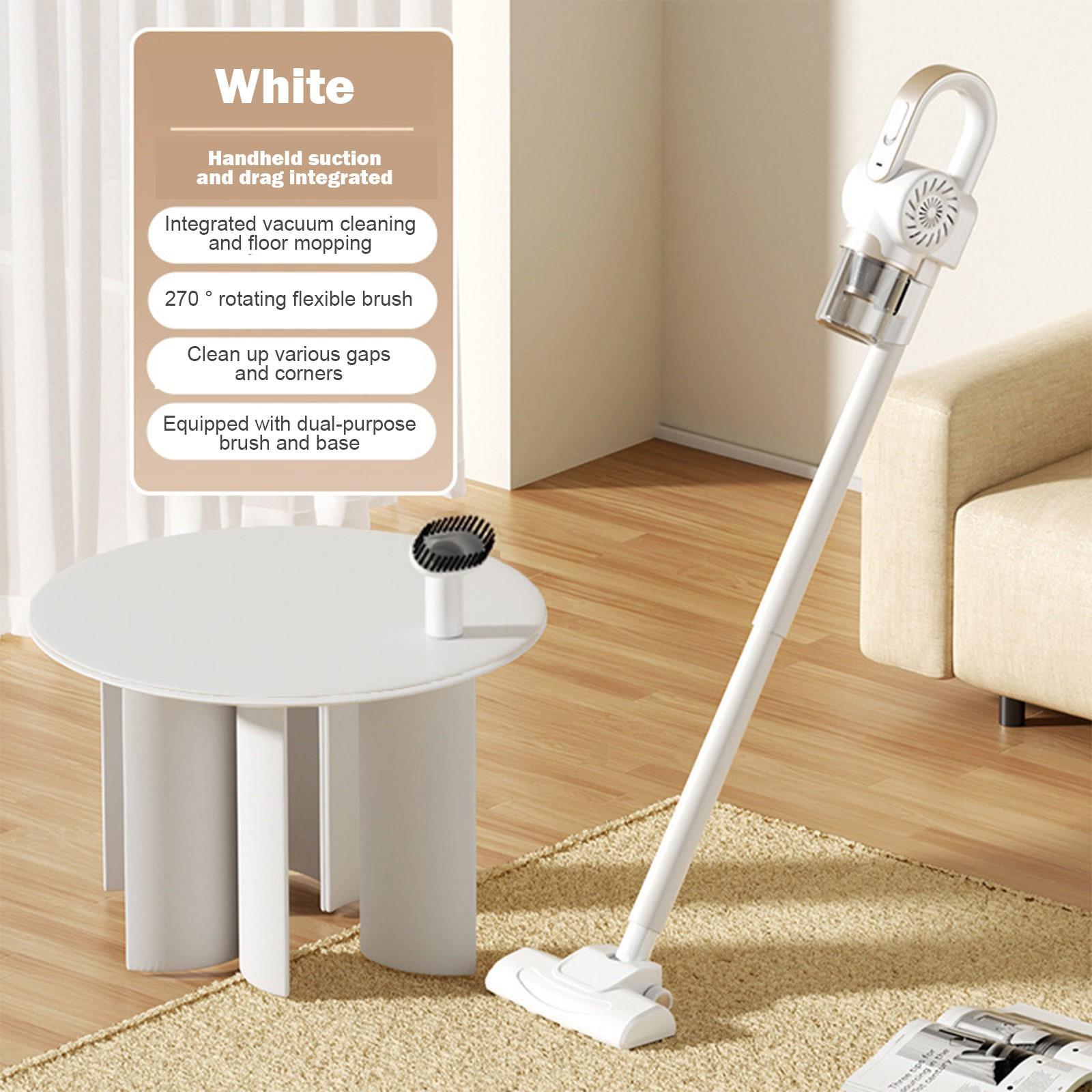 Cordless Handheld Vacuum Cleaner Multifunctional High Suction Power Rechargeable Long Handle Lightweight Design for Home Car Cleaning One Size білий
Cordless Handheld Vacuum Cleaner Multifunctional High Suction Power Rechargeable Long Handle Lightweight Design for Home Car Cleaning One Size білий